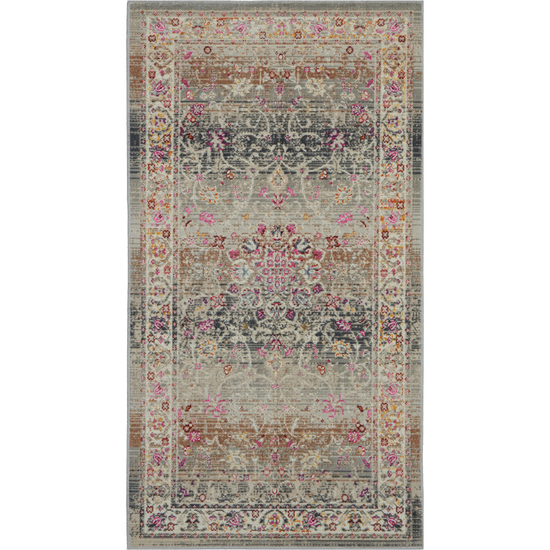 Oriental Indoor Rug, Rectangle 2' x 4'