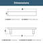 Chamfered 3 3/4" Center Bar Pull Multipack-86193264-106032836