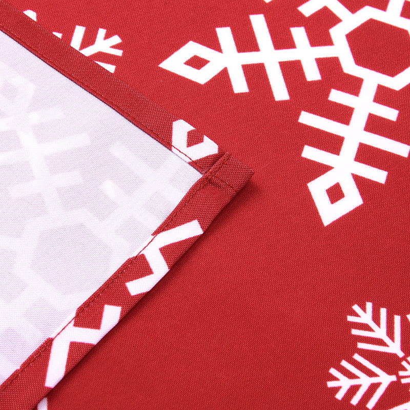 Nappe Holiday Christmas, Rond 60 po, Rouge