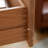 Modern Simple Cherry Wood Entrance Cabinet Solid Wood Accent Chest