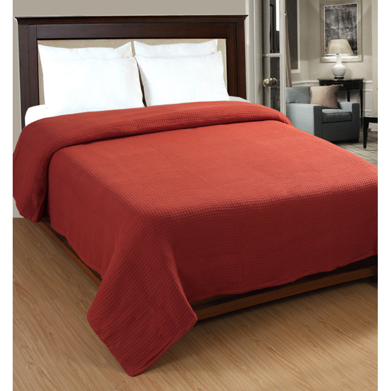 Throw Blanket, Queen, Orange