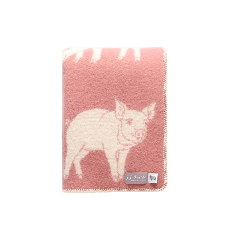 Piglet Wool Blanket