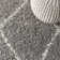 Cantera Shag Plush Tassel Moroccan Geometric Trellis Gray/Ivory Rug
