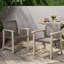 Chaise de salle à manger en bois et osier Hampton (ensemble de 2)-1739384822