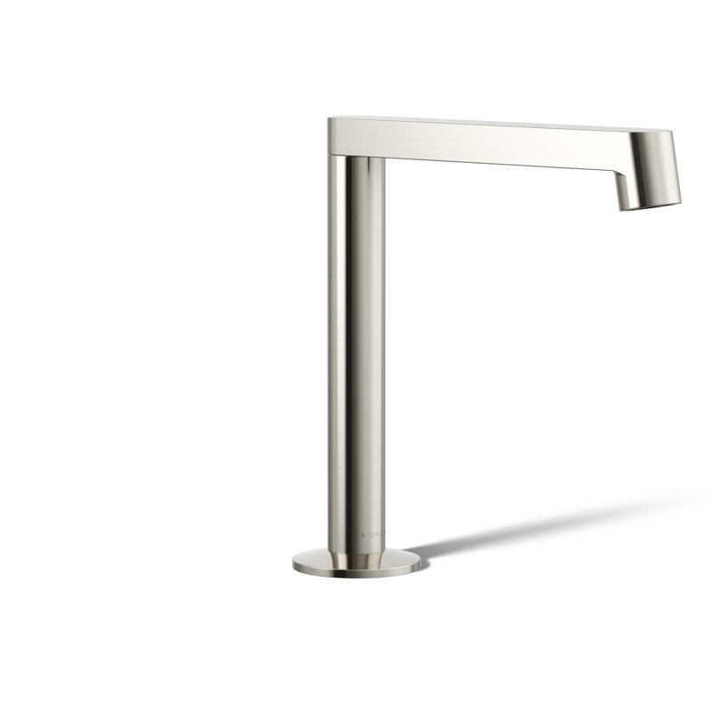 Components Bathroom Sink Spout with Row Design, Polished Nickel