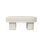 Chenille Upholstered Bench
