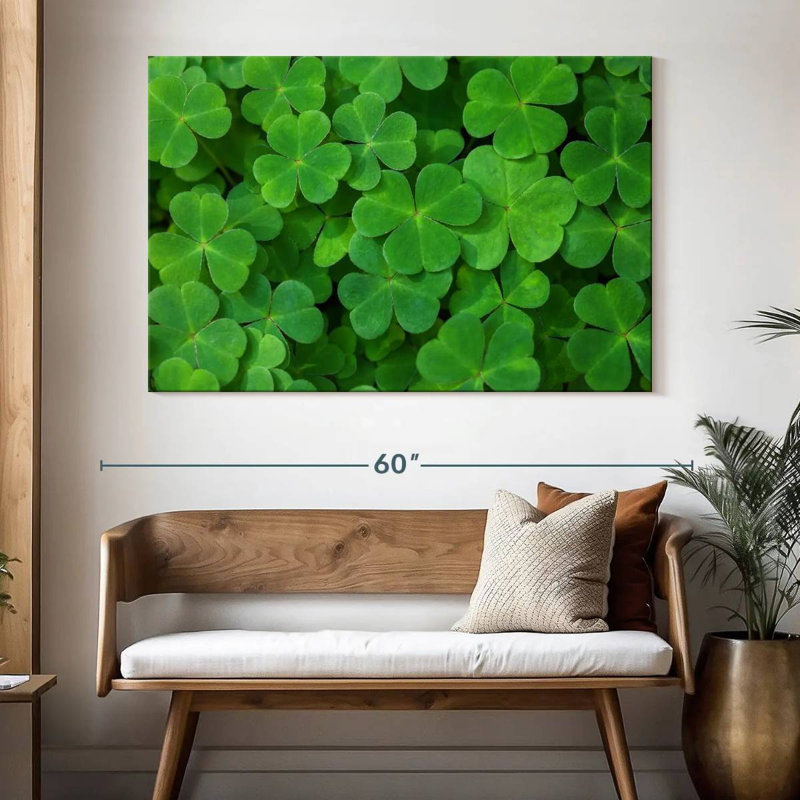Harnek Green Shamrock Cluster, 34" H x 51" W