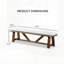 Banc Rustic