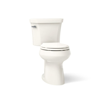 Toilette à devant arrondi deux pièces Highline, 1,28 gallon par pouce carré