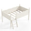 Lits pour enfants peu encombrants avec rangement, lit mezzanine simple en bois aggloméré, chambre d'enfant moderne