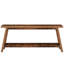 Console, table d'entrée en bois avec tablette de rangement ouverte-117361922