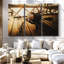 «Bass Fishing Set», 3 pièces sur toile-98563112