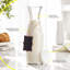 Carafe en verre 34 oz, ensemble de 4 bouteilles transparentes avec couvercles hermétiques