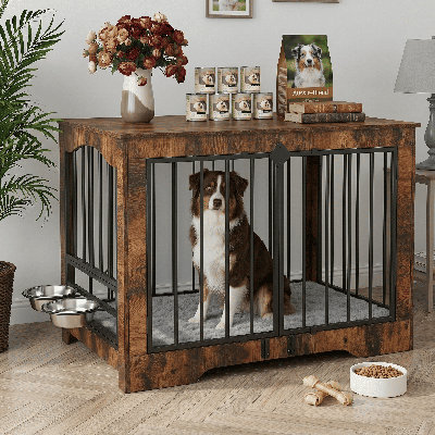 Heavy-Duty Furniture Style Large Dog Crate