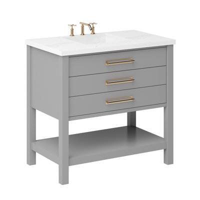 Kiawah Three-Drawer Single Bath Vanity