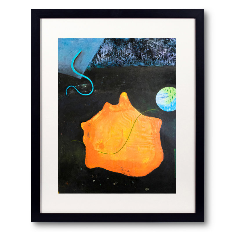 Playa Negra Print by Karin Batten, Black Framed Paper, 21.25" H x 17.25" W
