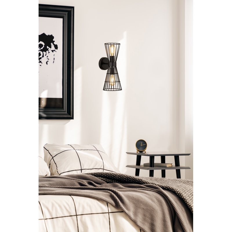 Palethorp Armed Sconce, Matte Black