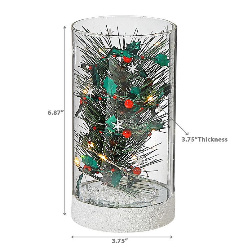 ihcasadecor Christmas Decorative Accent, 7" H x 4" W x 4" D