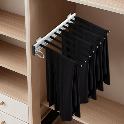 Metal Pull-Out Trousers Rack
