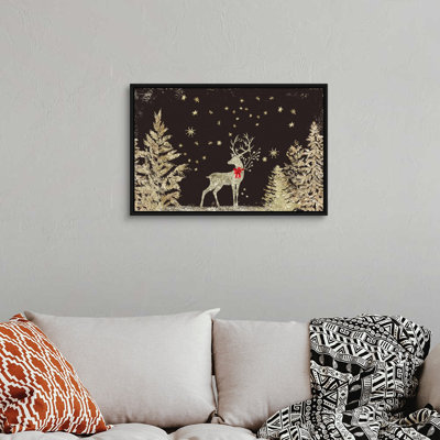 Prancer at Night - Peinture sur toile