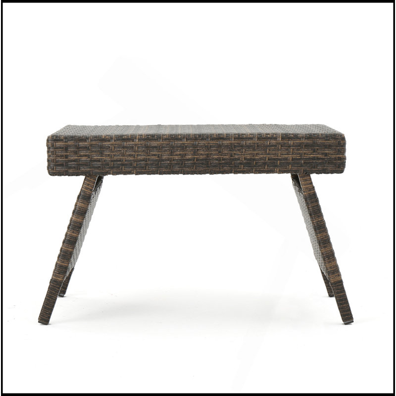 SALEM PE Snack Table, Weather-Resistant And Low-Maintenance For Outdoor Entertaining And Relaxation