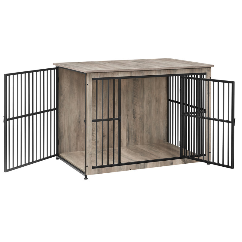 Caisse pour animaux Lofland, Heather Greige, H 32,3 po x l 43,3 po x P 29,9 po