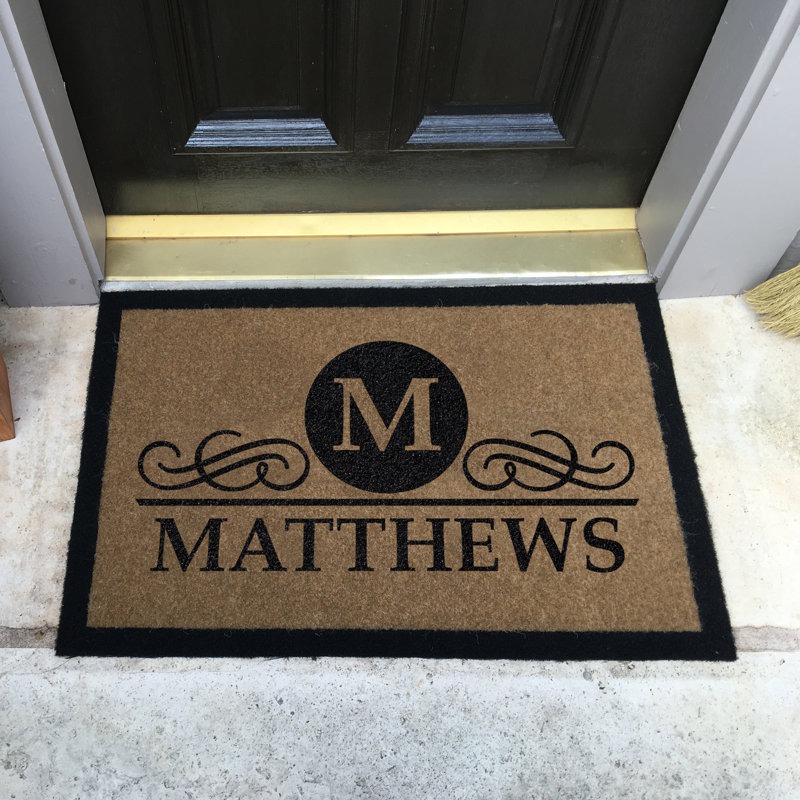 Boutwell Non-Slip Outdoor Doormat, Tan, Yes, 36" H x 60" W