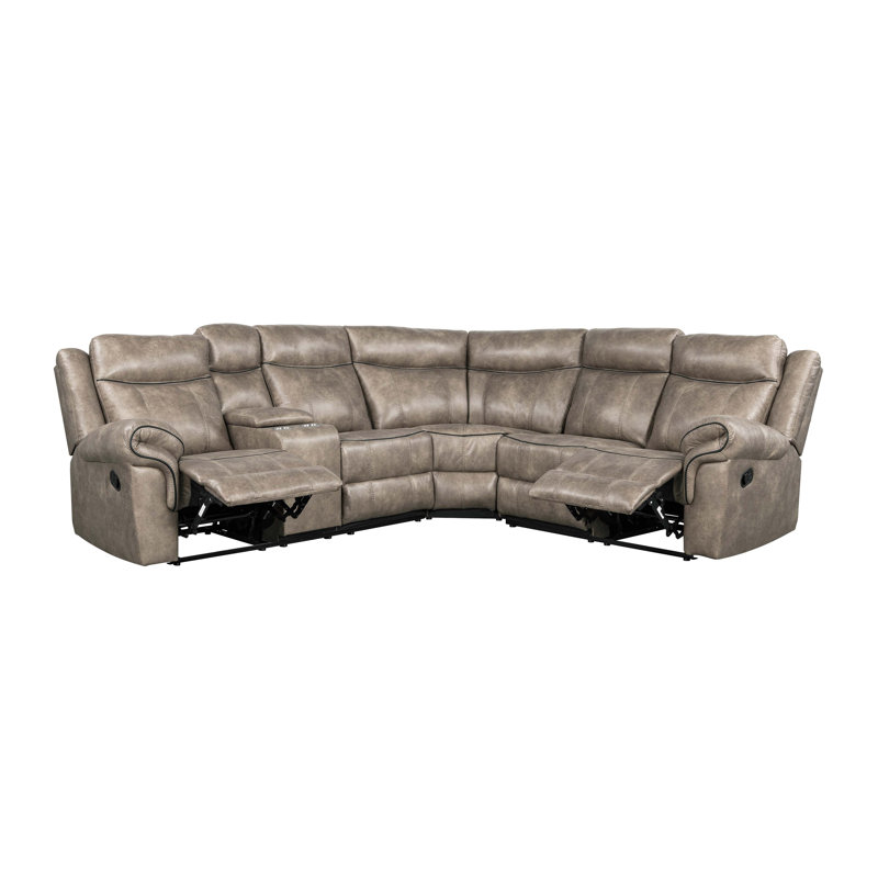 Fauteuil inclinable manuel avec porte-gobelet Ibison, Brun