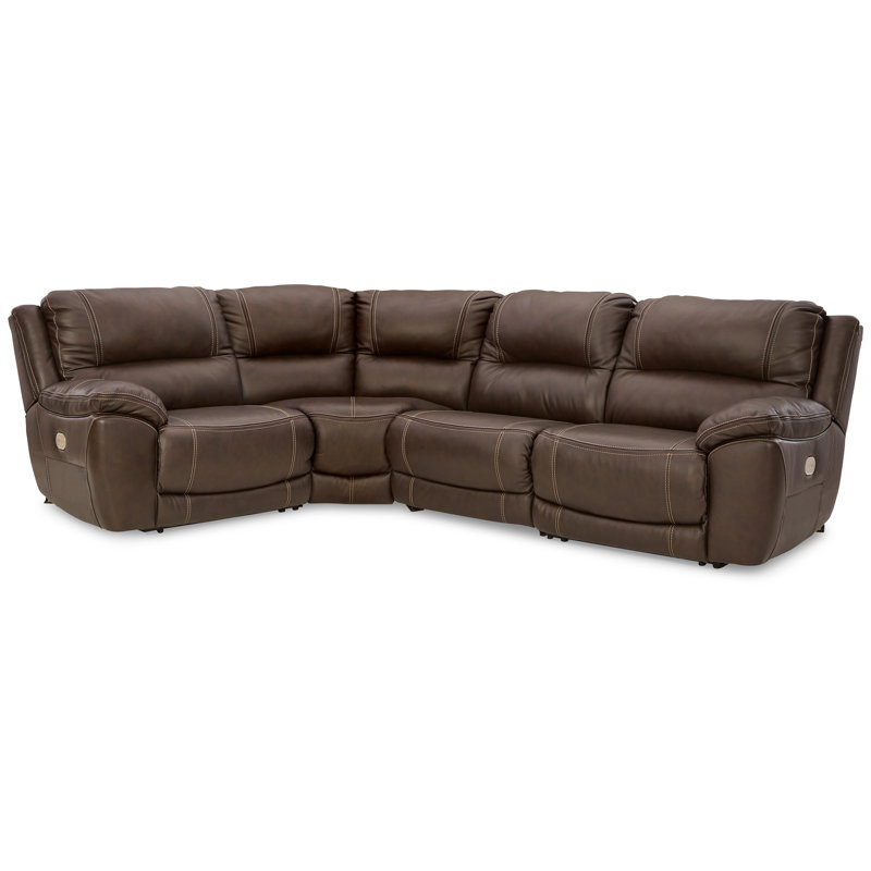 Canapé modulaire inclinable électrique 4 pièces Dunleith