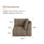 Canapé modulaire en chenille - Chaises Croner-1695165751