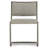 Ames Upholstered Side Chair in Glazed Silver