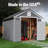 Greenbriar Wood Storage Shed 8 ft. W x 10 ft. D With Floor (Professional Installation Available)-113449472