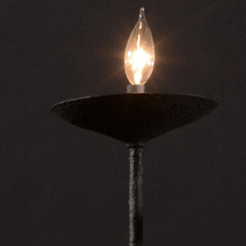 Le Marais 2 - Light Candle Wall Light, Charcoal French Plaste