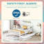 Lit plateforme pour enfants avec rails de sécurité et tiroirs de rangement Dreamhaven-356153567-356153564