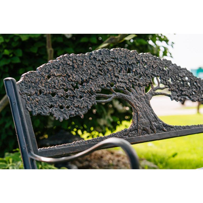Middlebrooks Tree Cast Iron Park Bench