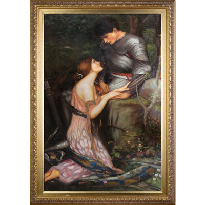 « lamia » par john william waterhouse, peinture encadrée