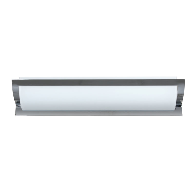 Elana Flush Mounted Sconce, Chrome, 6.25" H x 26.5" W, Halogen