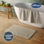 Silentnight Ribbed Cotton Bath Sheet Towel-106244139-124302033