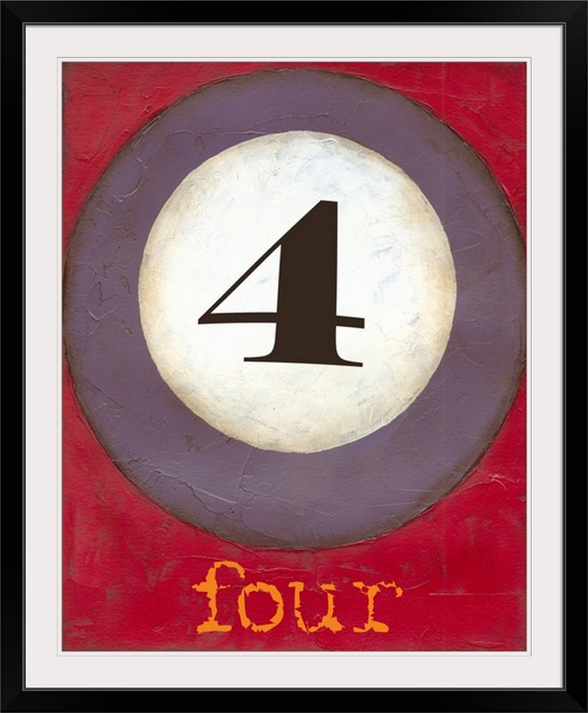 « iv », reproduction d’impression jennifer Graphic Pool, H 38 po x l 32 po x P 1 po, Cadre noir