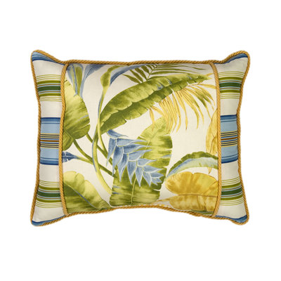 Cayman Floral Reversible Throw Pillow