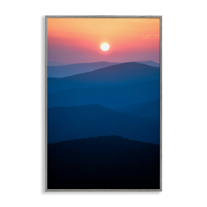 Tennessee Mornings Sunrise, giclée encadrée, design par Jared Kreiss, H 24 po x l 16 po, Estampe numérique Farmhouse