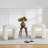 24" Boucle Counter Stool,Modern Bar Stool  With Footrest-565984474