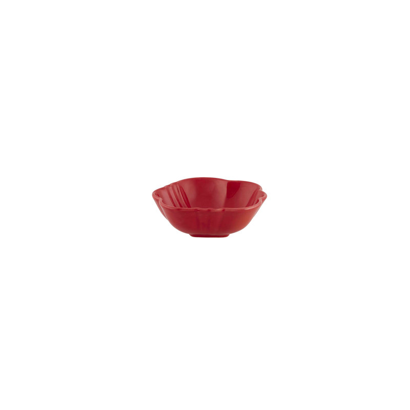 Tomato Earthenware Salad Bowl