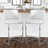 26'' Modern Upholstered Low Back Counter & Bar Stool With Metal Sled Frame -1369423369-1403939597