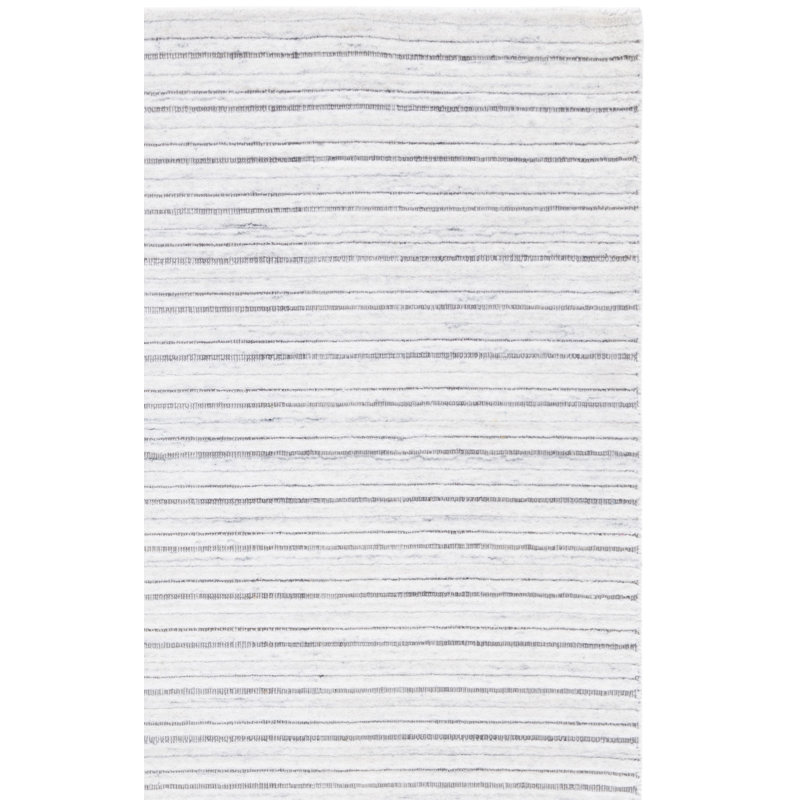 Jennalee Hand Woven Performance Striped Rug, Square 6'