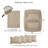 Southshore Fine Linens Vilano Springs Extra Deep Pocket 6-Piece Sheet Set, Ultra Soft Double-Brushed 110 GSM Microfiber Bedding, 21-Inch Deep Pocket, 4 Pillowcases, Full, Taupe-86340225-86340214