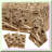 Rose Gold Double-Sided Centerpiece Sticks 12-Pack