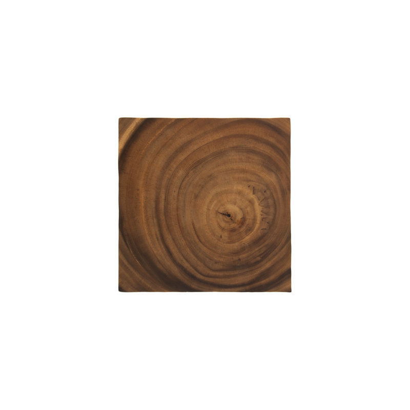 Inverted Pyramid Side Table, Natural