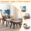 Fauteuil à oreilles et repose-pieds Kohlson-1680259654