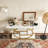 41.3 Inch Industrial 4-Tier Console Table with Circle Base - Narrow Entryway Sofa Table,  Metal Accent-1820549042